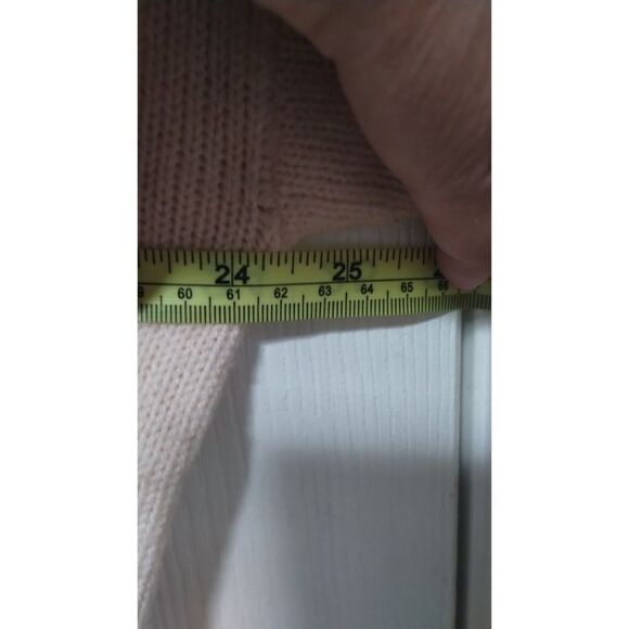 Allbirds Women's 100% Wool Long Open Front Knit Ivory Cardigan Small - Picture 7 of 7